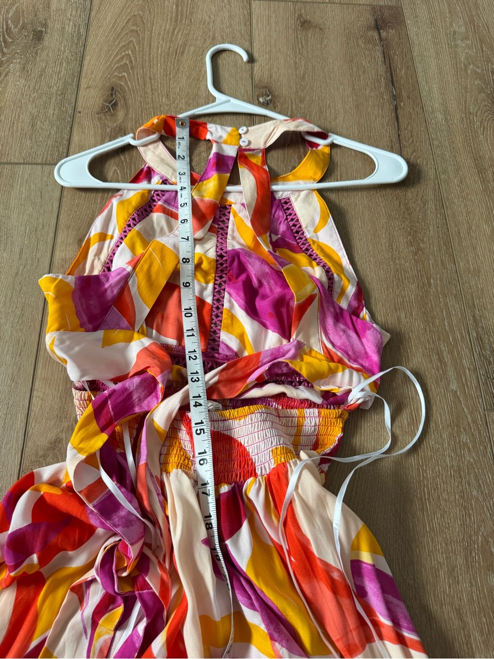 Abel The Label Long Boho Maxi Dress Size S - Picture 9 of 10